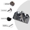 Gold Acrylic Box Geometric Evening Bag Clutch Bags Elegent Chain Women Handbag for Party Shoulder Bag for Wedding/Dating/Party