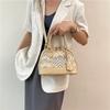 Stylish and Simple Embroidery Xiangyun Handbag Women's Shoulder Messenger Bag High-end Shell Bag