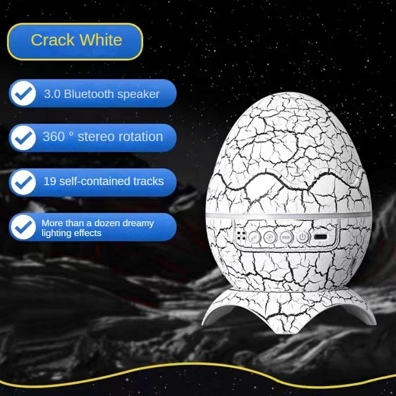 

Треснувшее яйцо динозавра Настольная лампа Проекционная лампа Атмосфера Туманность Звездное небо Водная рябь Лампа с дистанционным управлением Аудио Декоративная S