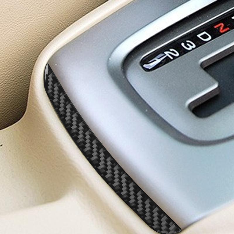 For Subaru Forester 2005-2008 Carbon Fiber Center Console Gear Shift Decorative Strip Interior Car Accessories Cover Stickers