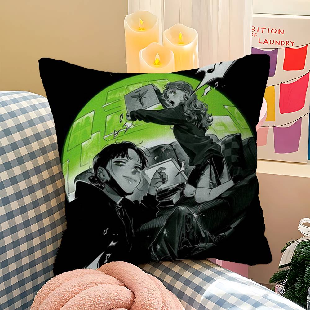 Anime The Guy She Was Interested In Wasnt A Guy At All Pillow Anime Pillow Sofa Bed Head Pillow Cover Cushion Cover