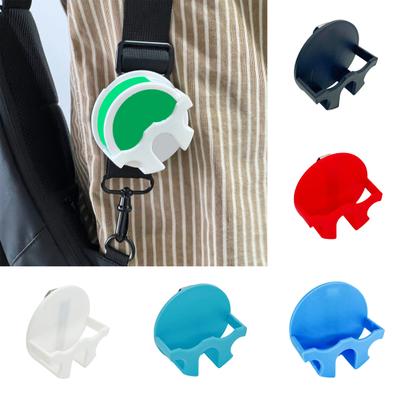 Caixa de Armazenamento para Viseira e Clipe de Cinto Porta-Bolsa Portátil para Snus Organizador de Gancho para Viseira de Carro Impresso em 3D Antiderrapante