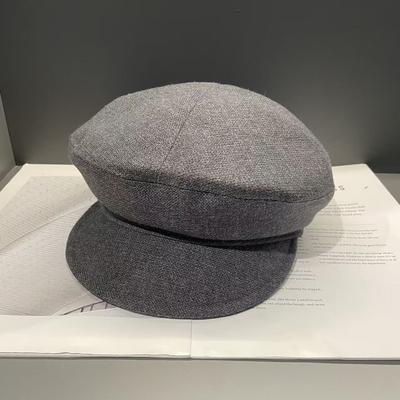 Japanese Retro Wool Tweed Newsboy Hat Girls Autumn and Winter British Fashion Street Style Painter Hat Cloud Octagonal Hat