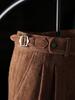 Ruishen Clothing: Heavy Wool High Waist Straight Leg Trousers for Men - Autumn/Winter