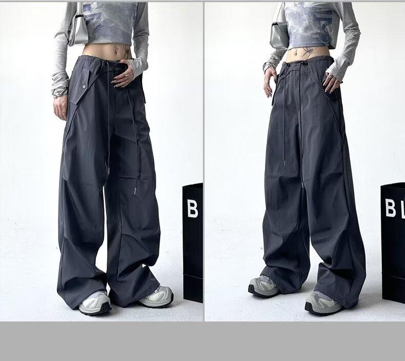 2024 Unisex Çok Cepli Dış Mekan Günlük Düz İş Kıyafetleri Pantolonu