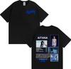 Sängerin Aitana Cuarto Azul Album Tour T-Shirt 2026 Sommer Neu Unisex Damenmode Lässig 100% Baumwolle Ästhetisches Oversized T-Shirt