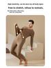 Men's Seamless Velvet Thermal Underwear Suit: Self-Heating, Plus Velvet, Autumn Set