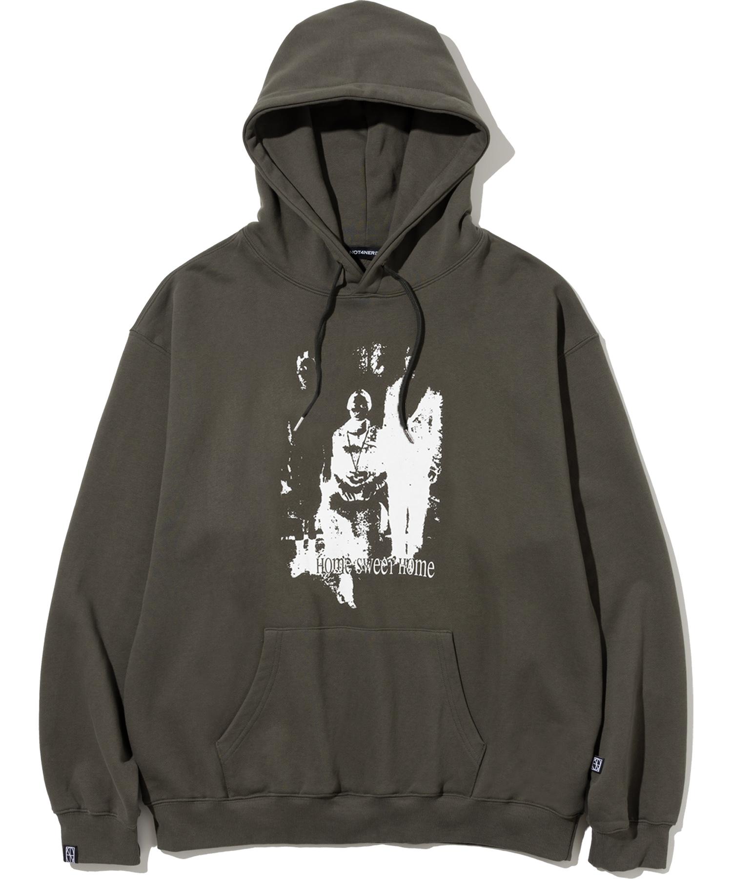 Свитшот с капюшоном Notponerd Sweet Home - Хаки Khaki/Xl