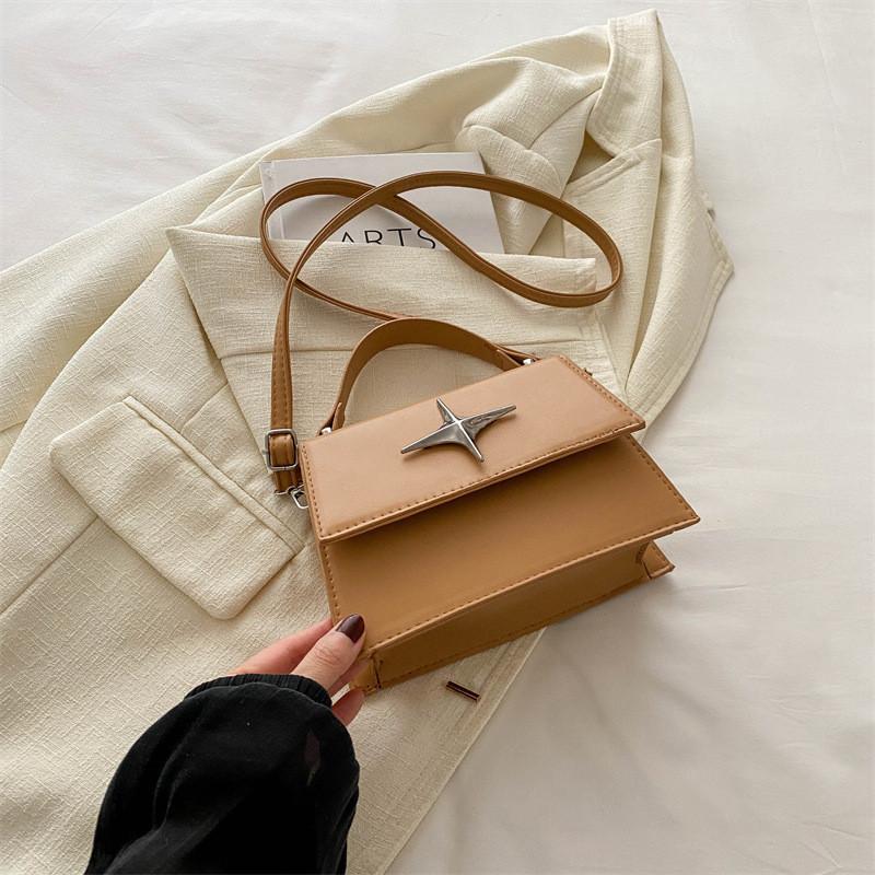 Chic Street Style Small Crossbody Bag For Women Trendy 2024 Pu Leather Handbag