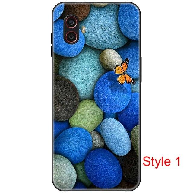 Pro Samsung Galaxy XCover 6 Pro Black Tpu Case na Samsung XCover6Pro nárazuvzdorný Kryt s plnou ochranou SM-G736U 6,6"