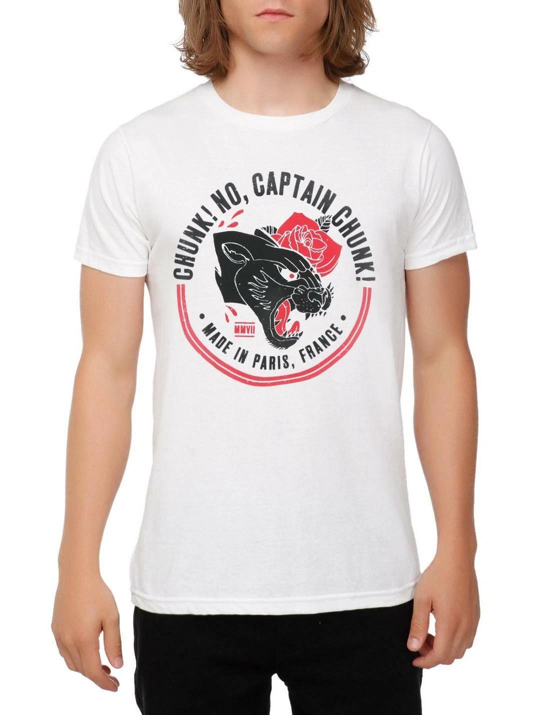 

Chunk! No, Captain Chunk! Mens Panther Rose Made in Paris, France Shirt New XL 4XL