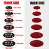 QZGF3 1pcs Car Original Front Radiator Grille Logo Emblem Stickers For Kia Ceed Sportage Cerato Soul Sorento Picanto Optima K5 K3 K2