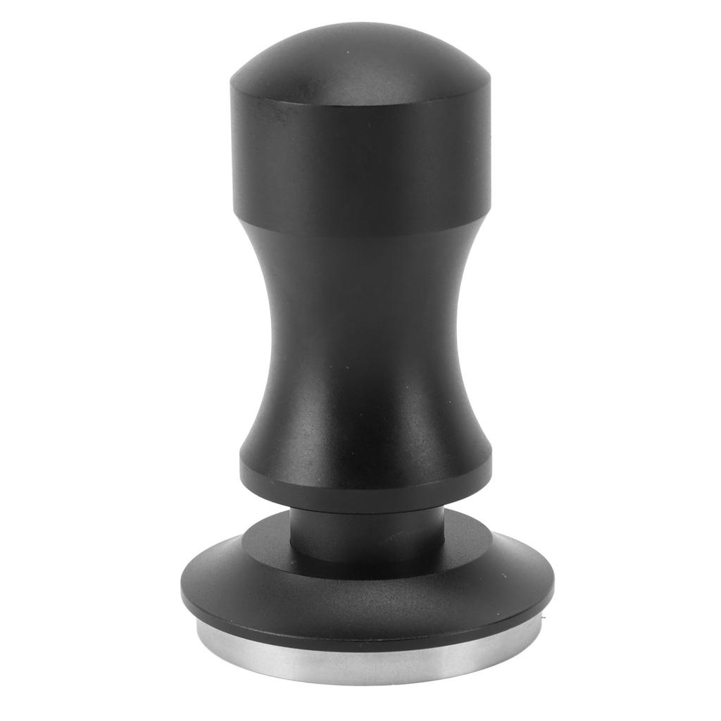 Coffee Tamper Adjustable Depth Spring Loaded Coffee Tamping Tool with Scale for Home Cafe