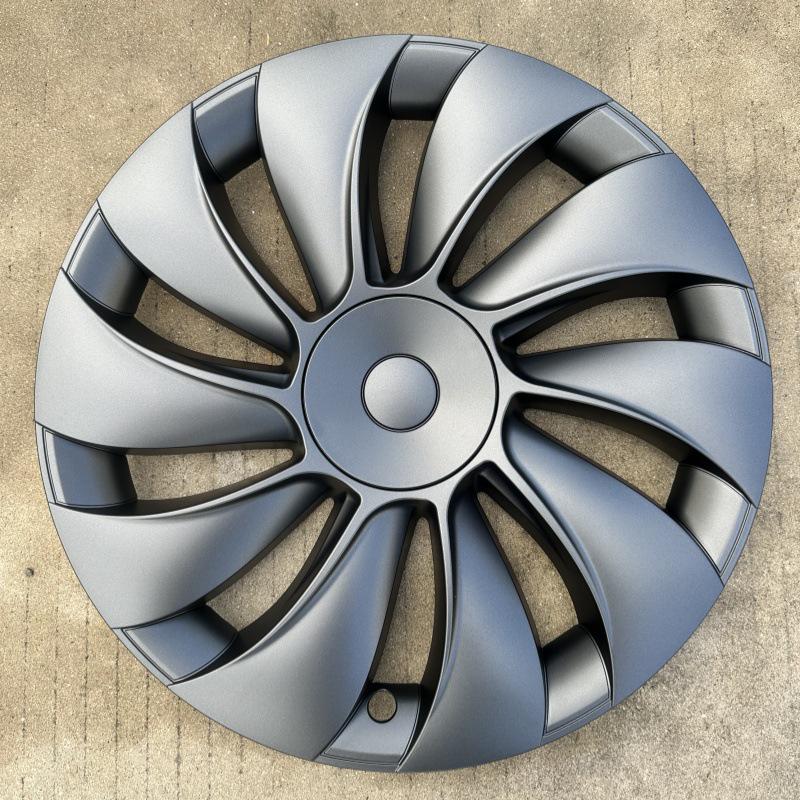 Model Y 19" Cyclone Wheel Hub Covers: Full Wrap, Anti-Scratch, Decorative Modification. Designed for the updated version.