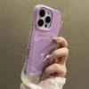 Luxury 2in1 Card Bag Candy Phone Case For iPhone 11 12 13 14 15 16 Pro Max TPU+PC Shockproof Bumper Back Cases Cover