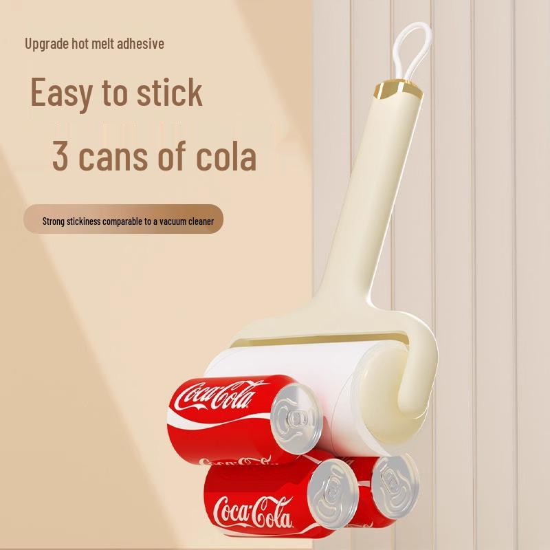 Cat Hair Removal Lint Roller Brush with Tearable Drum Replacement for Clothes and Household Cleaning