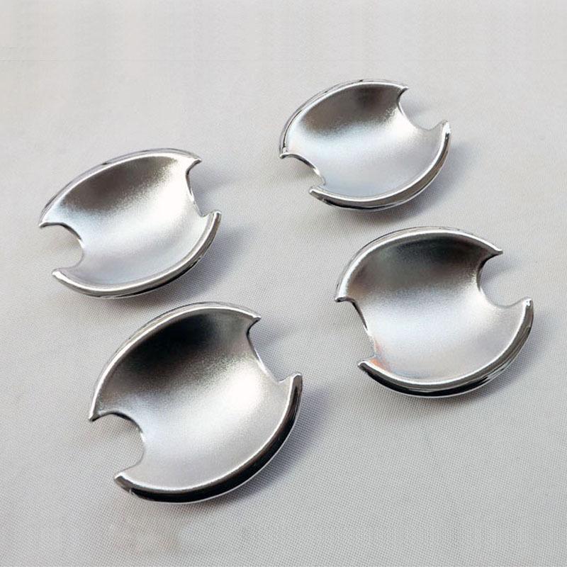 Door Handle Bowl Fit Russian for Nissan Almera G11 2012 2014 2015 2018 Chrome Cover Trim Car Styling Abs Accessories 4 Pcs