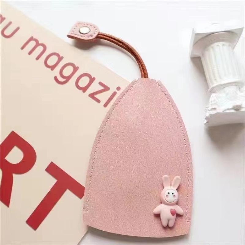 Stylish Cartoon Keychain Bag for Women, Mercedes Mini Key Storage