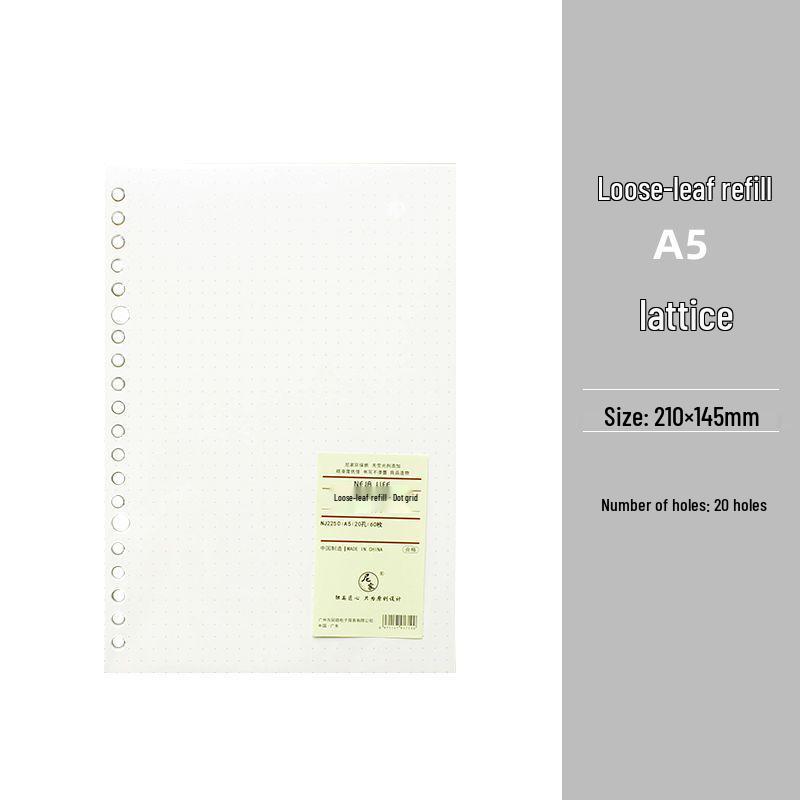 Smooth Loose-Leaf Notebook with Removable Pages for Postgraduate Exams