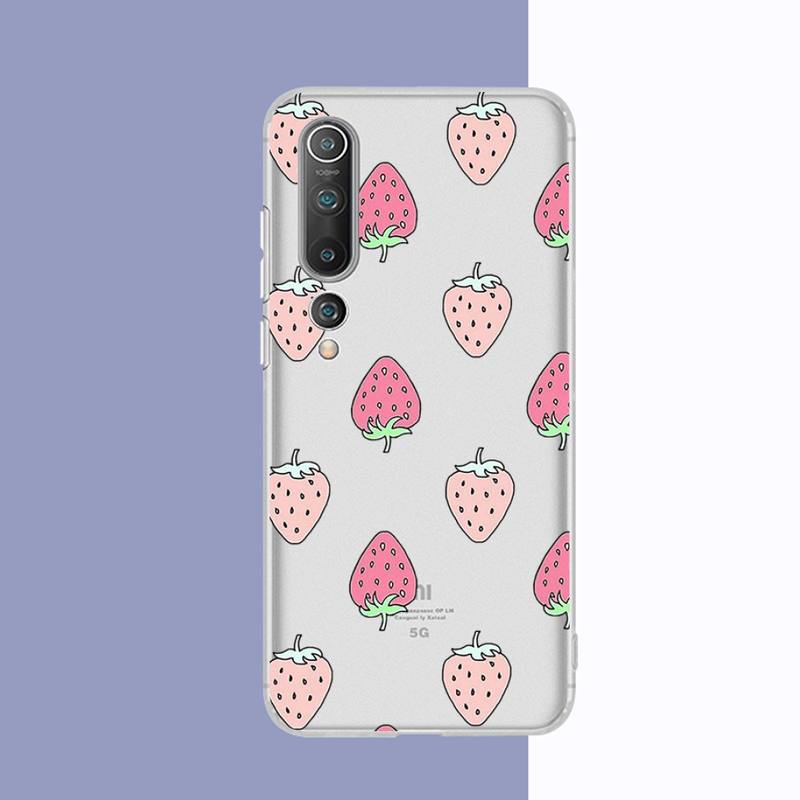 Pfirsich Erdbeere Handyhülle Für Redmi Note 5 7 8 9 10 A K20 pro max lite für Xiaomi 10pro 10T