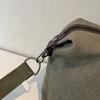 Retro Canvas Duffel Bag with Buckle Straps Large Capacity Travel Weekend Carry On Bag