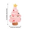 Handmade Knitted Christmas Tree Ornament Cute Handmade Woolen Weaving Small Christmas Tree Decor for Home,Table,and Gift Display