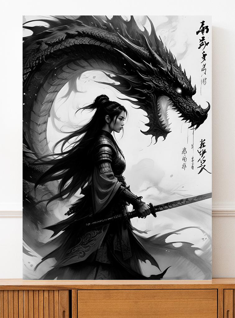 Japanese Dragon Poster
