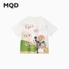 MQD Jungen Cartoon Kurzarm T-Shirt