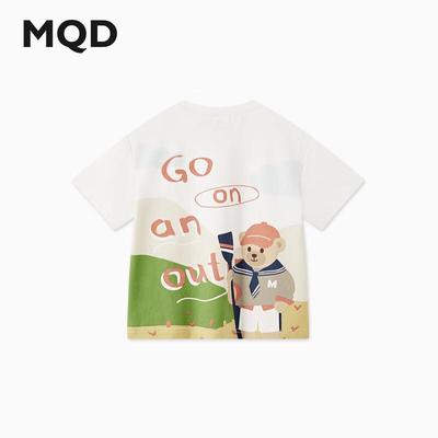 MQD Boys' Cartoon Short Sleeve T-Shirt