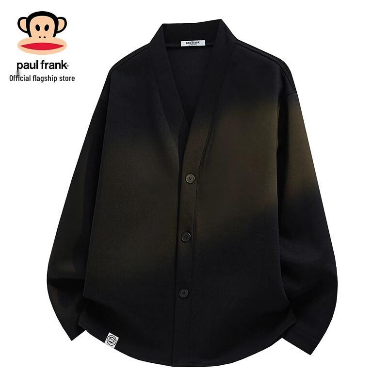 Paul Frank American Style Heavyweight Waffle Knit V-Neck Cardigan