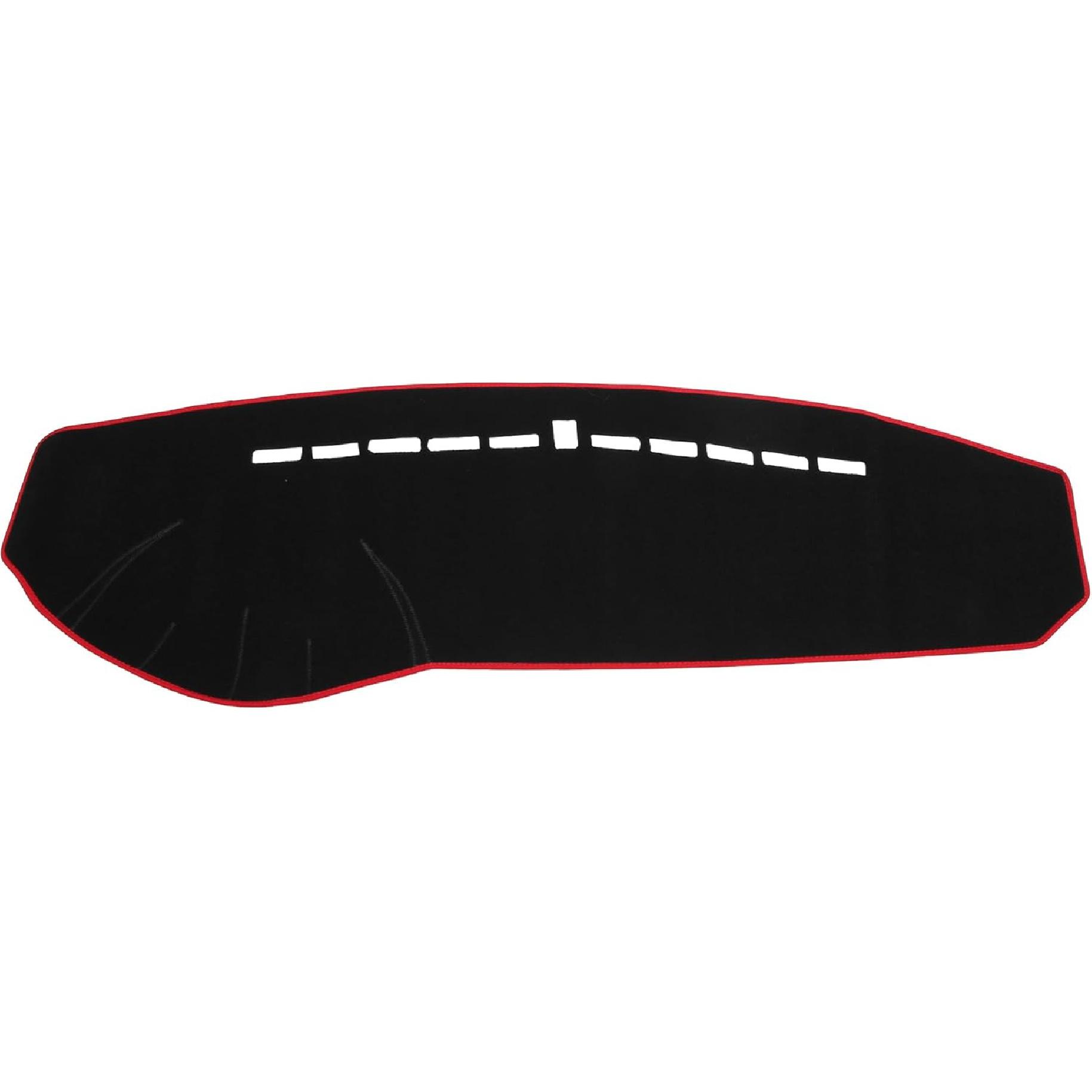 Dashboard Cover Compatible for Hyundai Sonata 2006-2008, Non-Slip Polyester Black Dash Cover Mat Dash Board Protector Cover красный