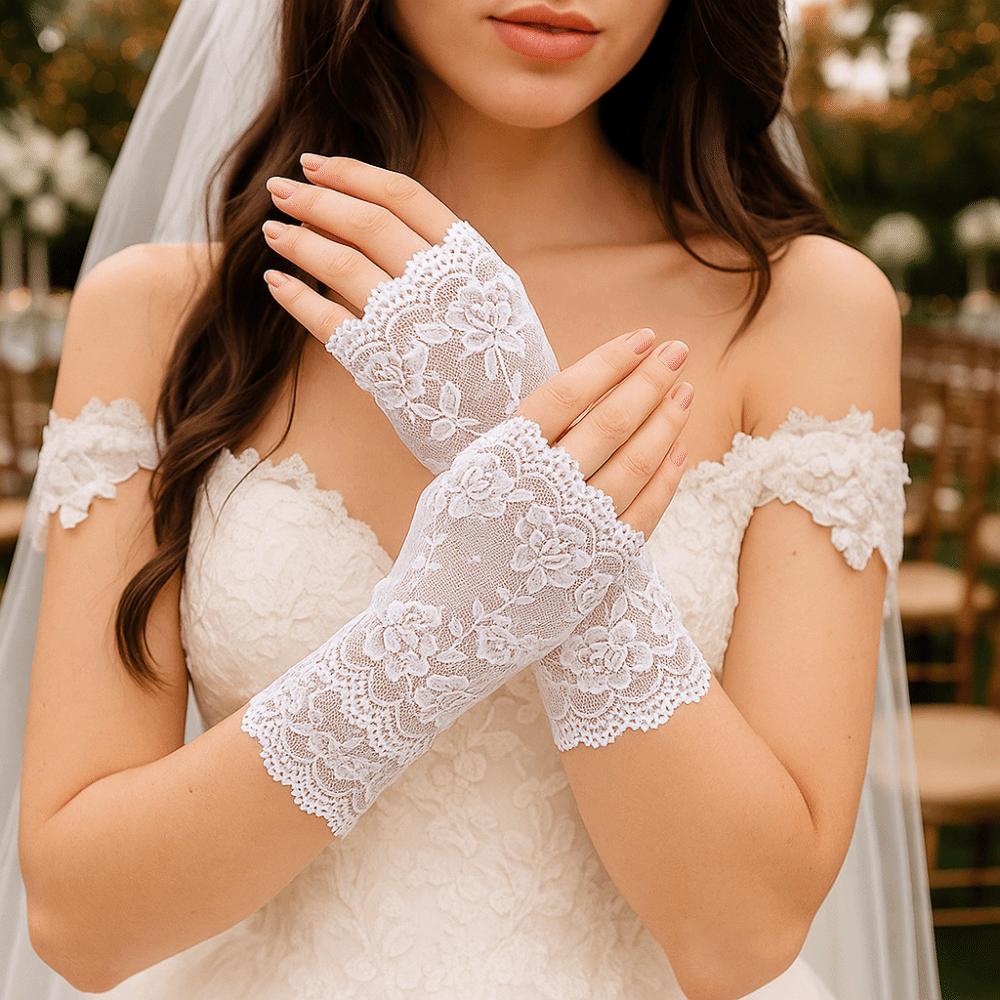 Sunscreen Short Gloves Half Finger Driving Gloves Fashion Performance Gloves Dance