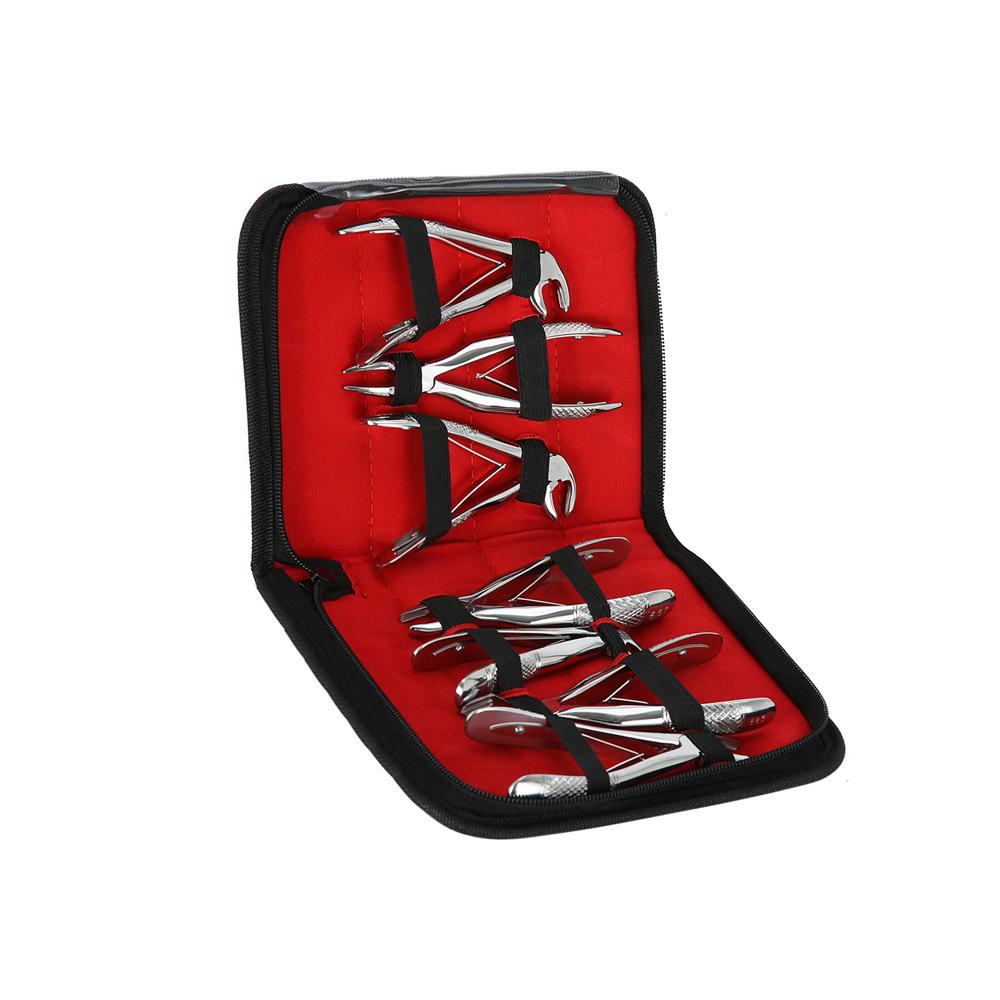 Adult/Children Dental Extraction Plier Kit Extracting Dentistry Surgical Instruments Tools Forceps Teeth Root Extracting Professional Grade
