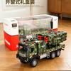 1:32 Militär Raketenwerfer LKW Modell Spielzeug Auto Metall Druckguss Sound Licht Modelle Geschenke