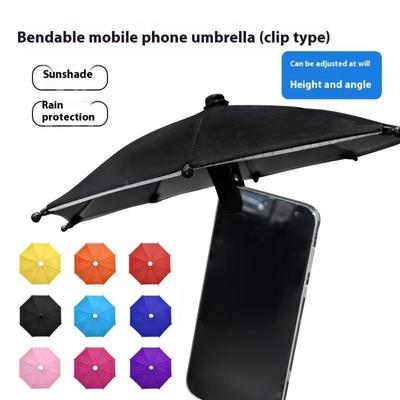 Anti-glare Car Mobile Phone Sunshade Bending Design Car Phone Holder Phone Sun Shield  Outdoor Use