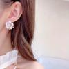 French Retro Flower Earrings, Women's New Popular Niche Design Light Luxury Unique Earrings