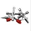 Electric Cabinet Car Elevator Cross Key Wrench Water Meter Valve Key Internal Triangle Wrench Multi-purpose Tool Portable