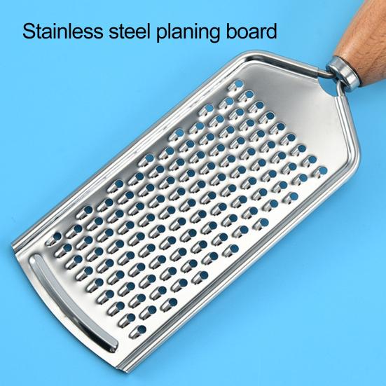 Gemüseraspel Bequemer Griff Einfache Bedienung Dick Rostfrei Leicht zu Reinigen Reibe Edelstahl Schokolade Zitrone Käsereibe für Küche