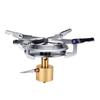 Portable Camping Backpacking Stove Compact Brass Outdoor Cooking Stove for Picnic Hiking