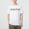 Timberland Logo Round Neck Pullover Short Sleeve T-Shirt Men Tops White A2593-100