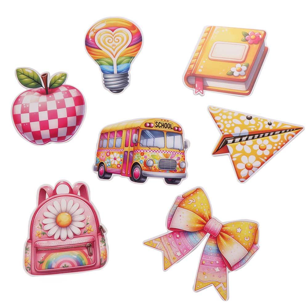 Colorful Back To School Spiral Banner Paper Welcome  Hanging Flag  Classroom Kindergarten