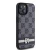 Dkny Dkhcp15Mpcptssk Iphone 15 Plus /14 Plus 6.7 Czarny/Black Hardcase Leather Checkered Mono Pattern & Printed Stripes
