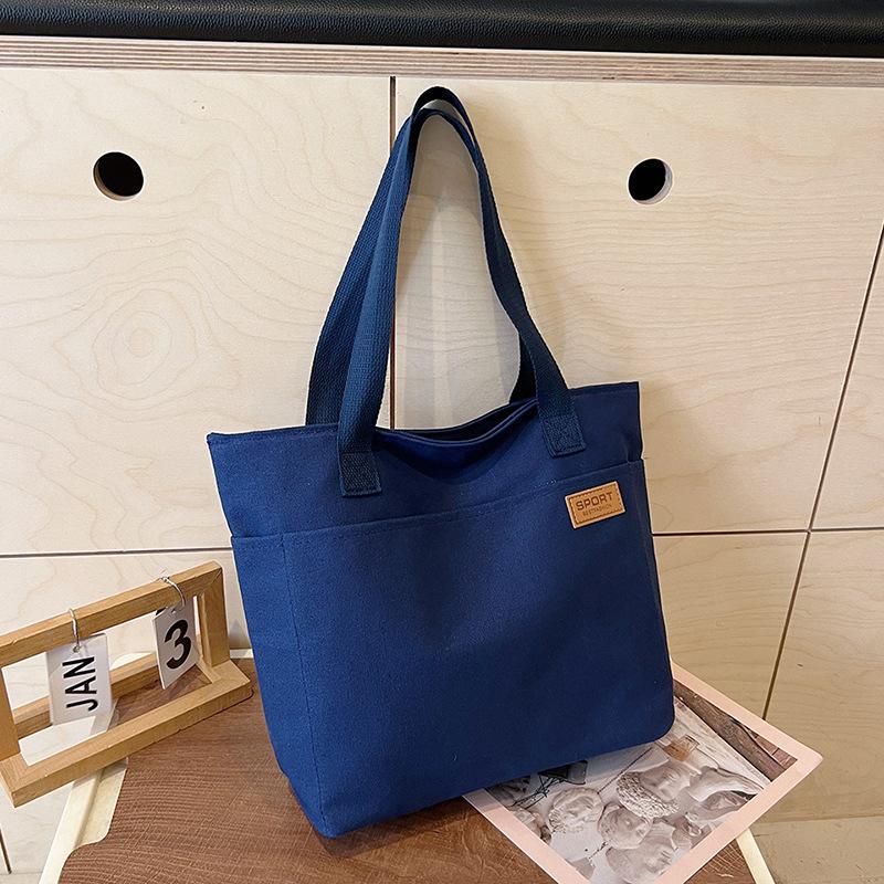 Women's Bag Canvas School Bag Japanese-style Office Commuting Bag High-end Computer Tote Bag Canvas Bag Shoulder Bag
