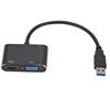 Video Adapter High-Speed 2-in-1 Definition Cord Converter Cable Dual-Output Multi-Display Adapters Parts Projection Laptop