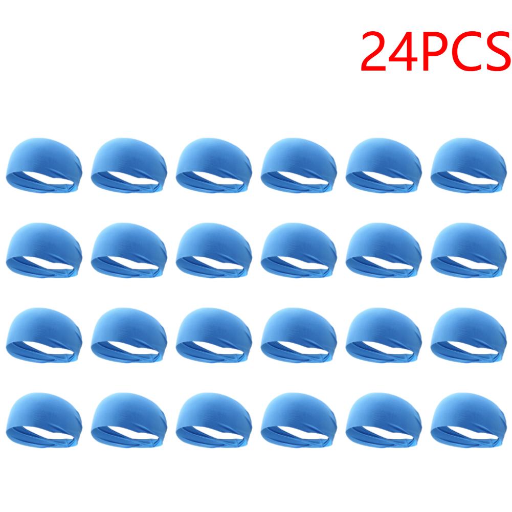 8-24PCS Ultra-Thin Sports Sweatband Elastic Sweat Hair Band Breathable Sweat Absorbent Headband Soft Outdoor Sport Yoga Headband