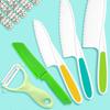 Children's Baking Kitchen Knife Kitchen Set Children's Kitchen Utensils 6-piece Set Multi-color