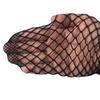 Women's Plus Size Velvet Cutout Fishnet Pantyhose Stockings