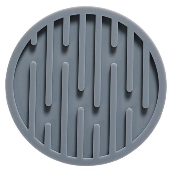 

Круглая подставка Теплоизоляция Нескользящая Маслостойкая Яркий цвет Экологичная Защищающая от ожогов Силиконовая Круглая Утолщенная Дренажная Подставка Подставка Кухонные принадлежности серый