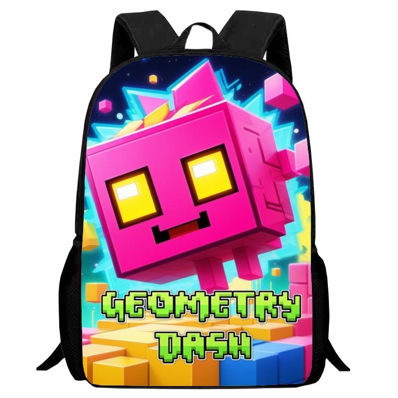Geometry Dash Schülerrucksack Geometry Sprint Rucksack Leicht 12. Klasse Männlich und Weiblich