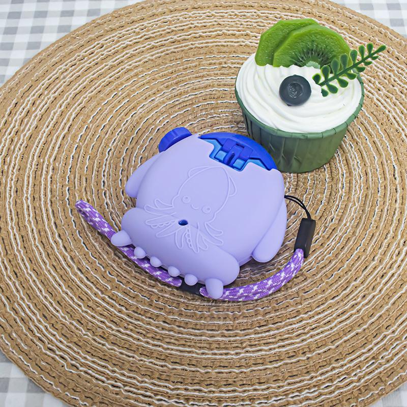 Cute Squid Silicone Protective Case For Tamagotchi Paradise Dustproof Shell Anti Fall Electronic Pet Equipment Protective Cover